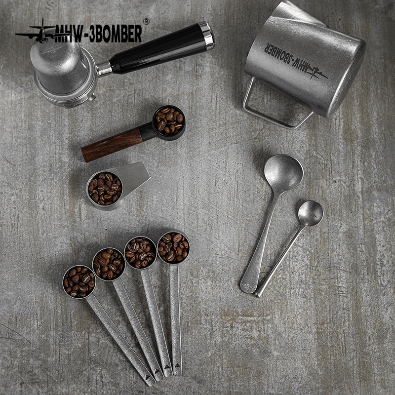 MHW-3BOMBER Long Measuring Spoon Kaffeedosierlöffel aus Edelstahl