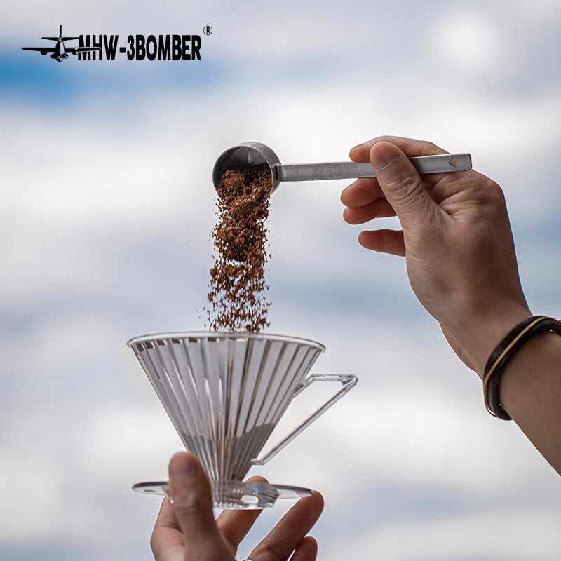 MHW-3BOMBER Long Measuring Spoon Kaffeedosierlöffel aus Edelstahl