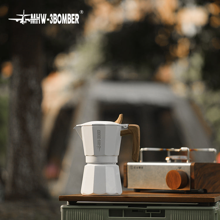 MHW-3BOMBER Double Valve Moka Pot Espressokocher 100 ml