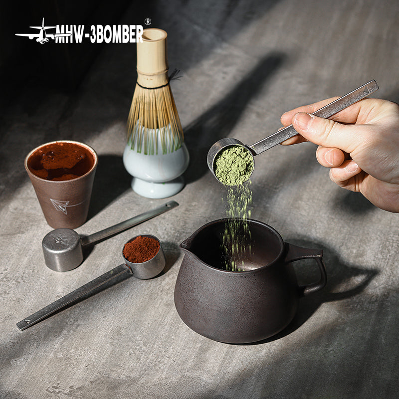 MHW-3BOMBER Long Measuring Spoon Kaffeedosierlöffel aus Edelstahl