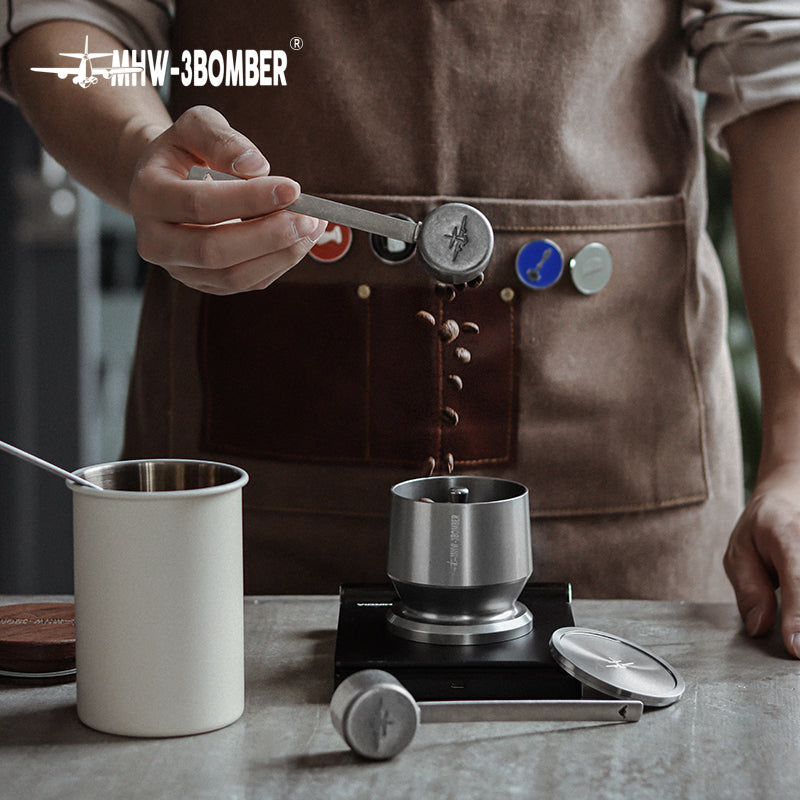 MHW-3BOMBER Long Measuring Spoon Kaffeedosierlöffel aus Edelstahl