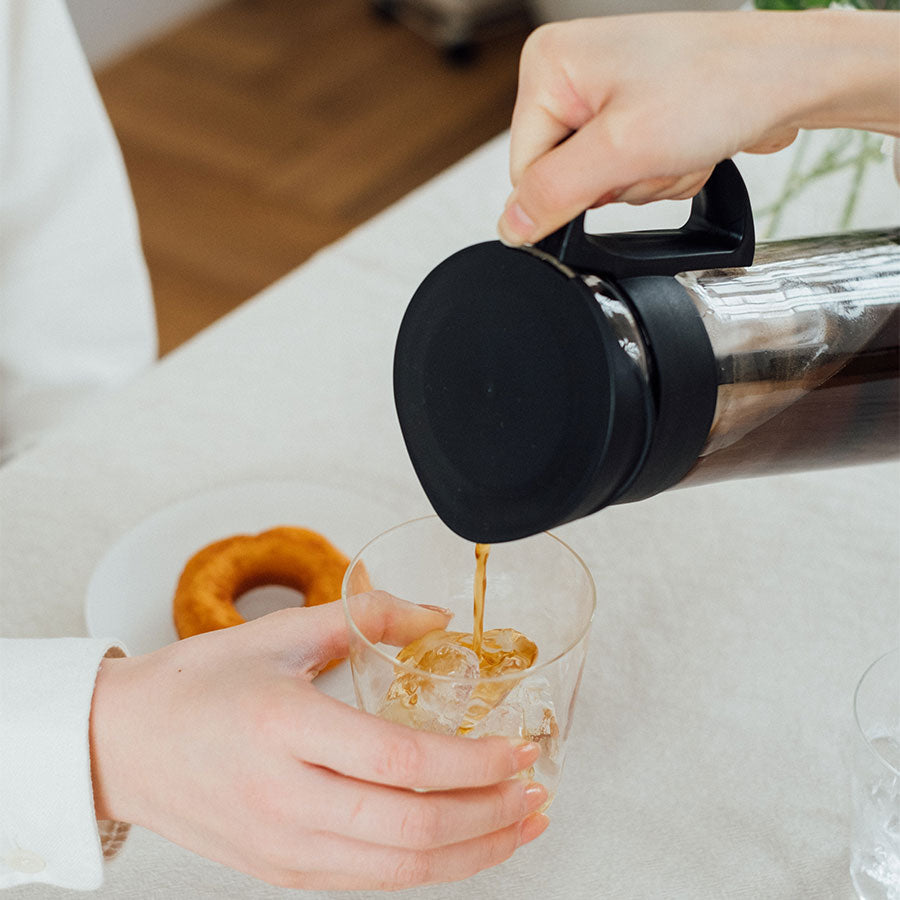 Hario Cold Brew Kaffeebereiter Mizudashi Coffee Pot 1l schwarz