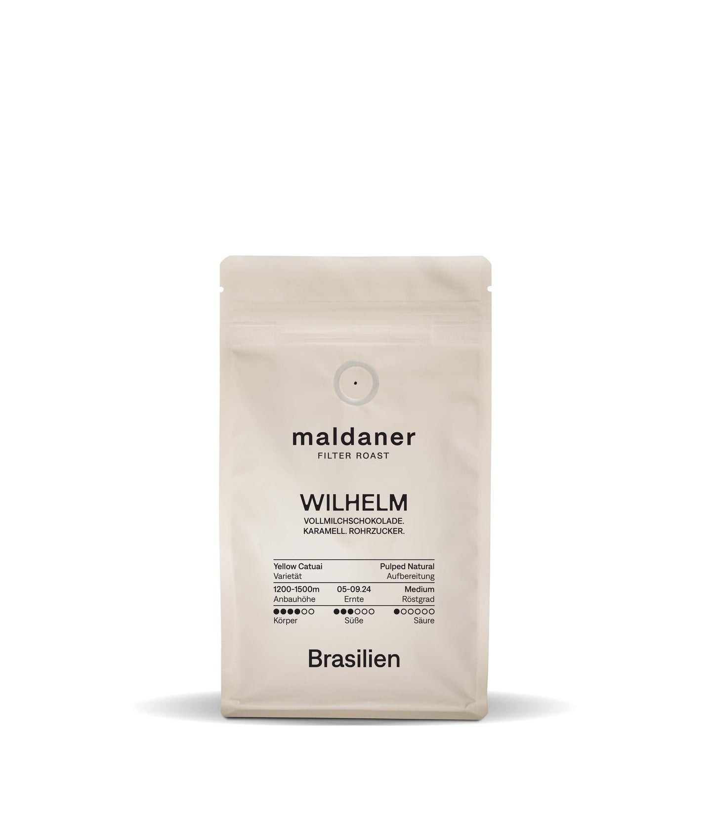 Maldaner Coffee Wilhelm Brasilien – Hausfilterkaffee (Yellow Catuai)