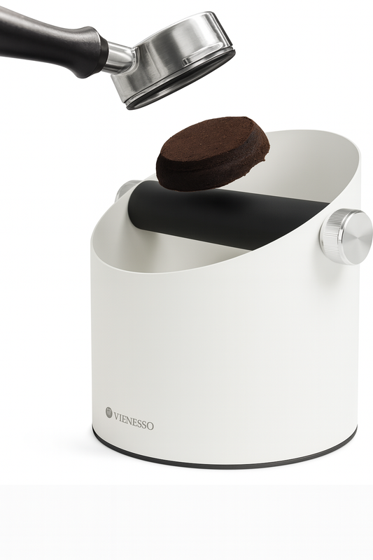 NEU: Abschlagbehälter aus Edelstahl mit abnehmbarer Abklopfstange – Abschlagbox