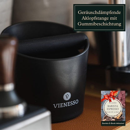 Abschlagbox zum Kaffeesatz abschlagen - Abschlagbehälter mit abnehmbarer Aklopfstange