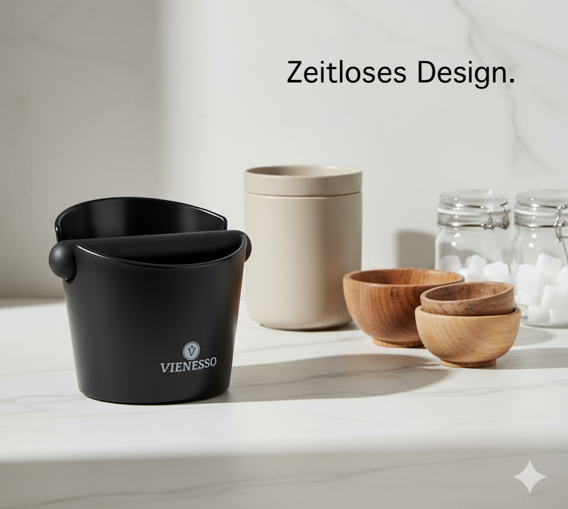 Abschlagbox zum Kaffeesatz abschlagen - Abschlagbehälter mit abnehmbarer Aklopfstange