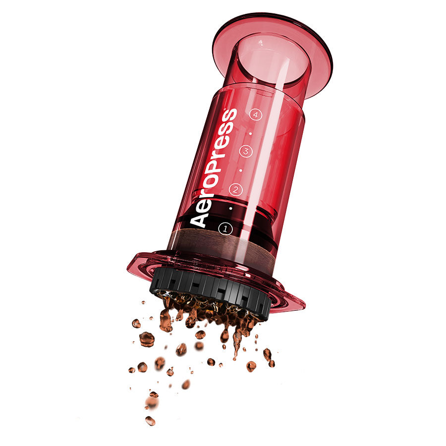 AeroPress Clear Coffee Maker Kaffeebereiter, inkl. 100 Filtern