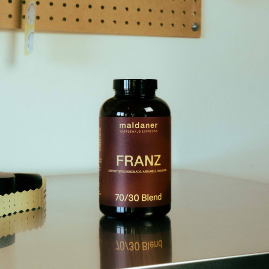 Maldaner Coffee Franz Espresso – 70 % Arabica & 30 % Robusta Häuserespresso