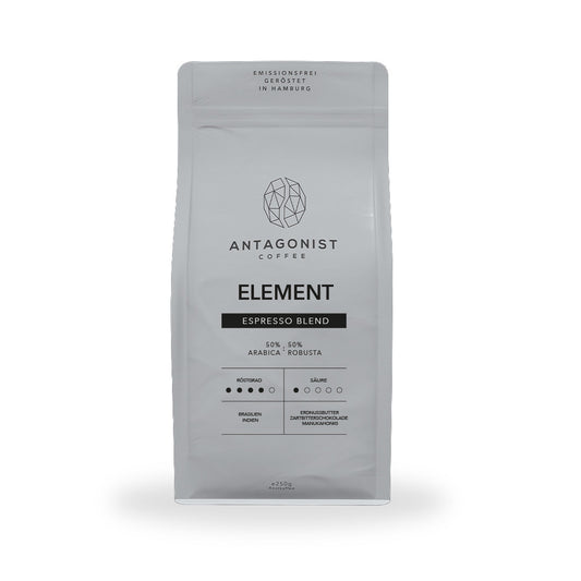 Espresso Blend Element: Der Kräftige - Erdnuss - Zartbitter - Dunkler Honig