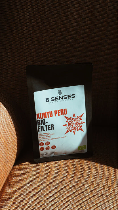 5 Senses Coffee Kuntu Peru Bio Filterkaffee – Arabica Kaffeebohnen Alto Mayo (Light Roast)