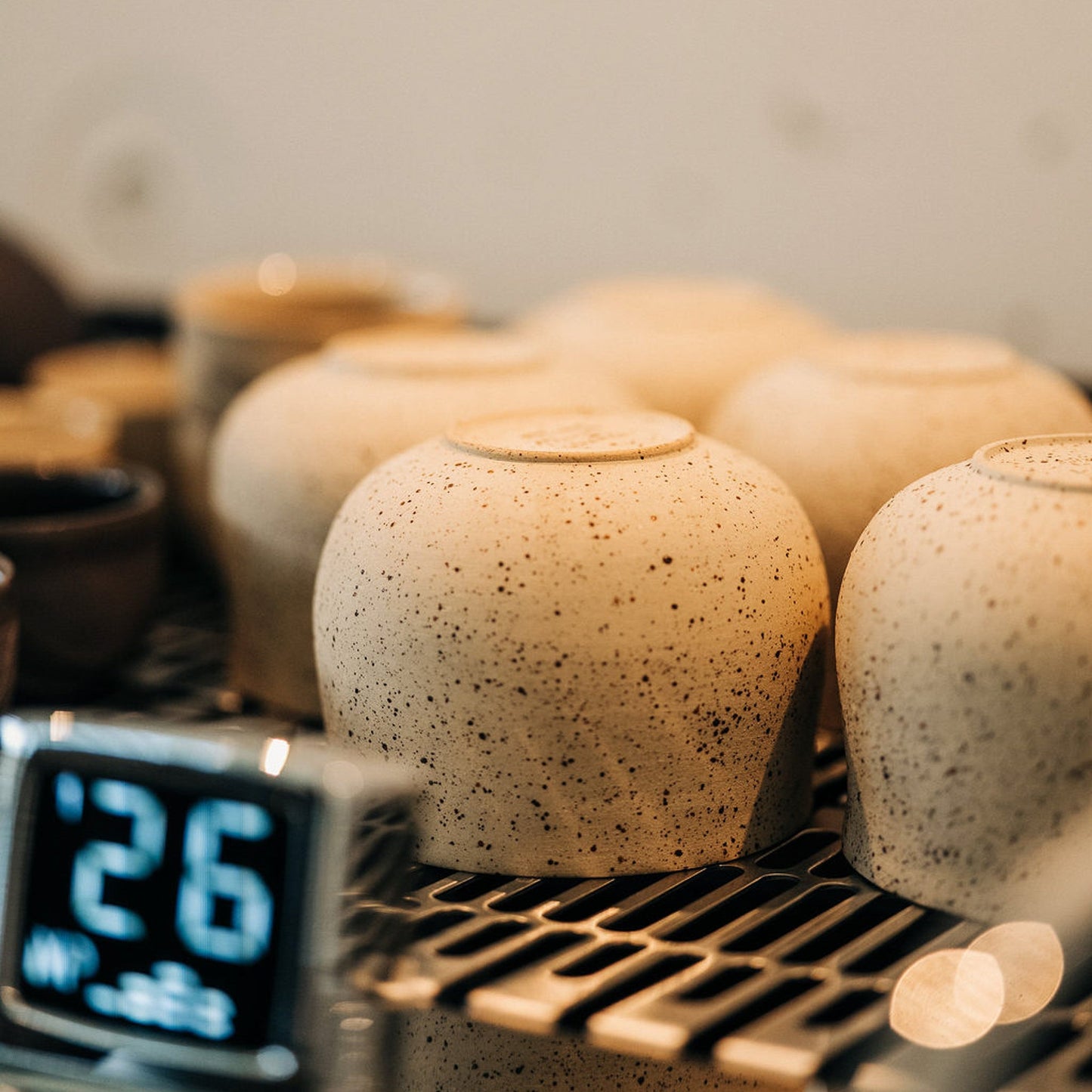 Ocha Teetasse mit Spots | Matcha Tasse