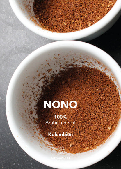 NONO Kolumbien Decaf - Entkoffeiniert, Toffee - Kakao - rote Früchte
