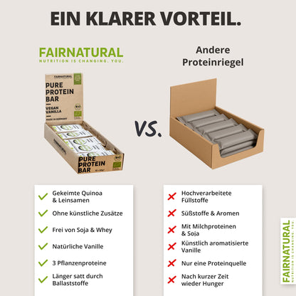 Bio Proteinriegel Vegan Vanille ohne Soja