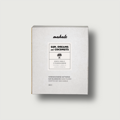 SUN, DREAMS & COCONUTS DUFTKERZE