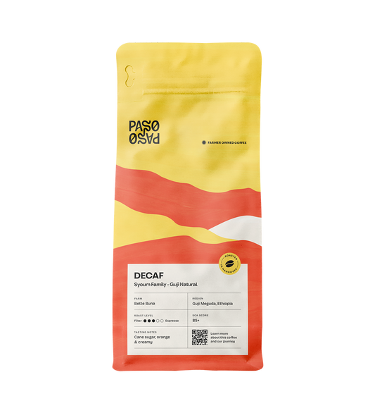 EA Decaf - Syoum Family - Guji Natural - BULK 1 Kilo