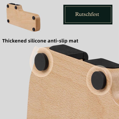 Tamperstation aus Holz - Edle Andrückstation für den Siebträger und Ablage