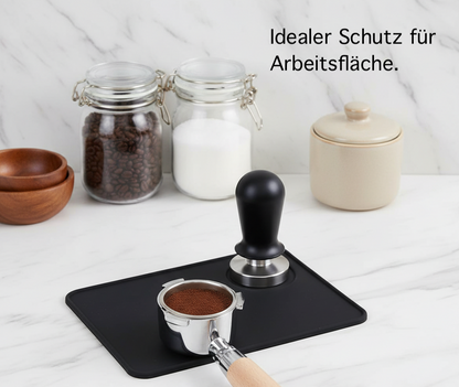 Tampermatte aus Silikon - Silikonunterlage für Siebträger - perfektes Barista Zubehör