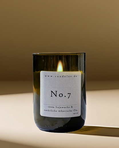 No.7 – Deine natürliche Duftkerze mit ätherischen Ölen für kraftvolle Entspannung