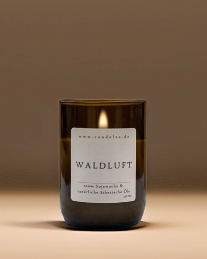 Waldluft – Die gute, natürliche Sojawachs-Duftkerze mit Waldaroma