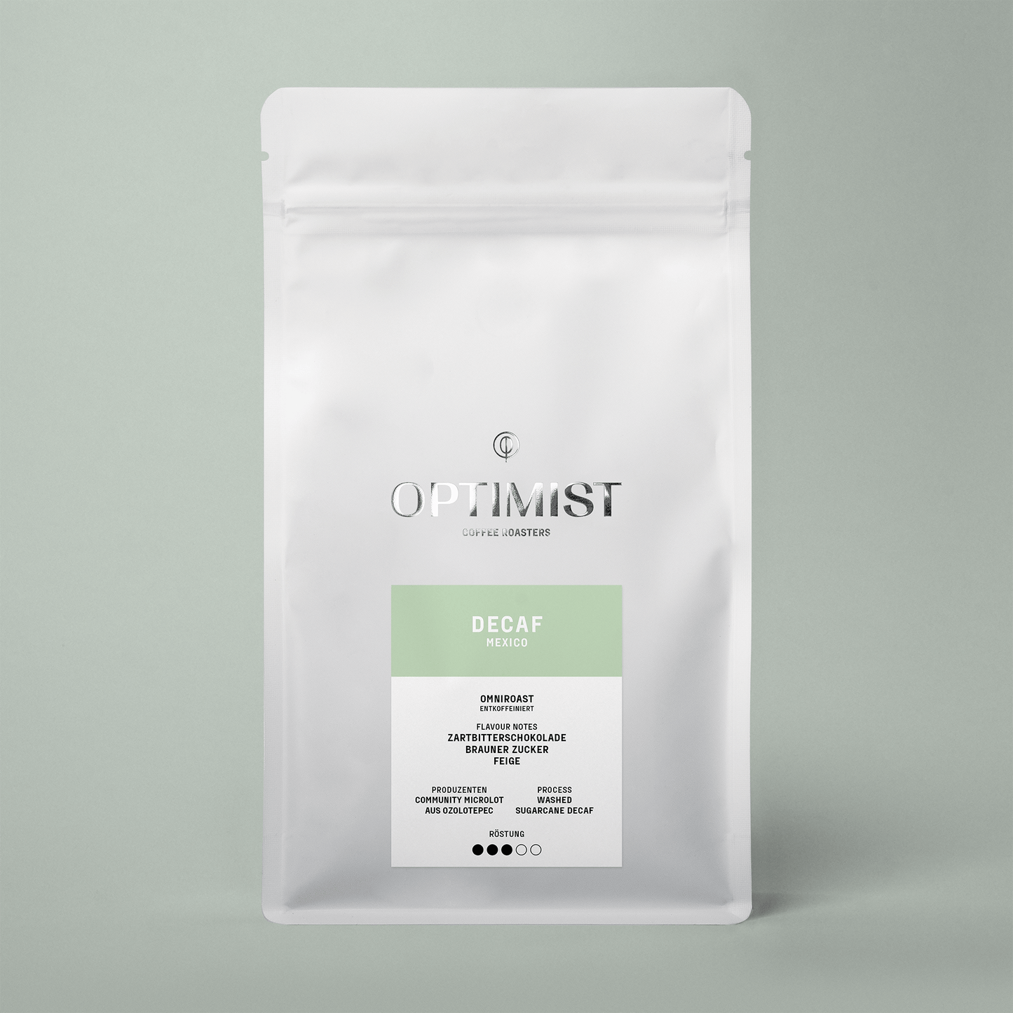 Optimist Coffee Decaf Omniroast – Entkoffeinierter Arabica Specialty Coffee aus Oaxaca Mexiko (Sugarcane Process)