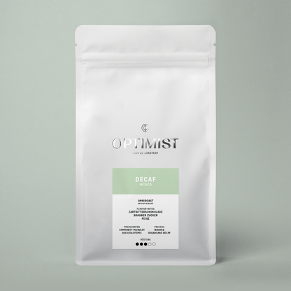 Optimist Coffee Decaf Omniroast – Entkoffeinierter Arabica Specialty Coffee aus Oaxaca Mexiko (Sugarcane Process)