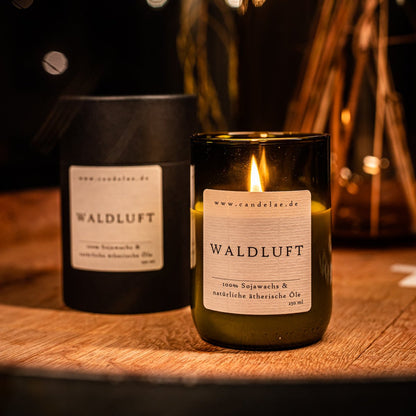 Waldluft – Die gute, natürliche Sojawachs-Duftkerze mit Waldaroma