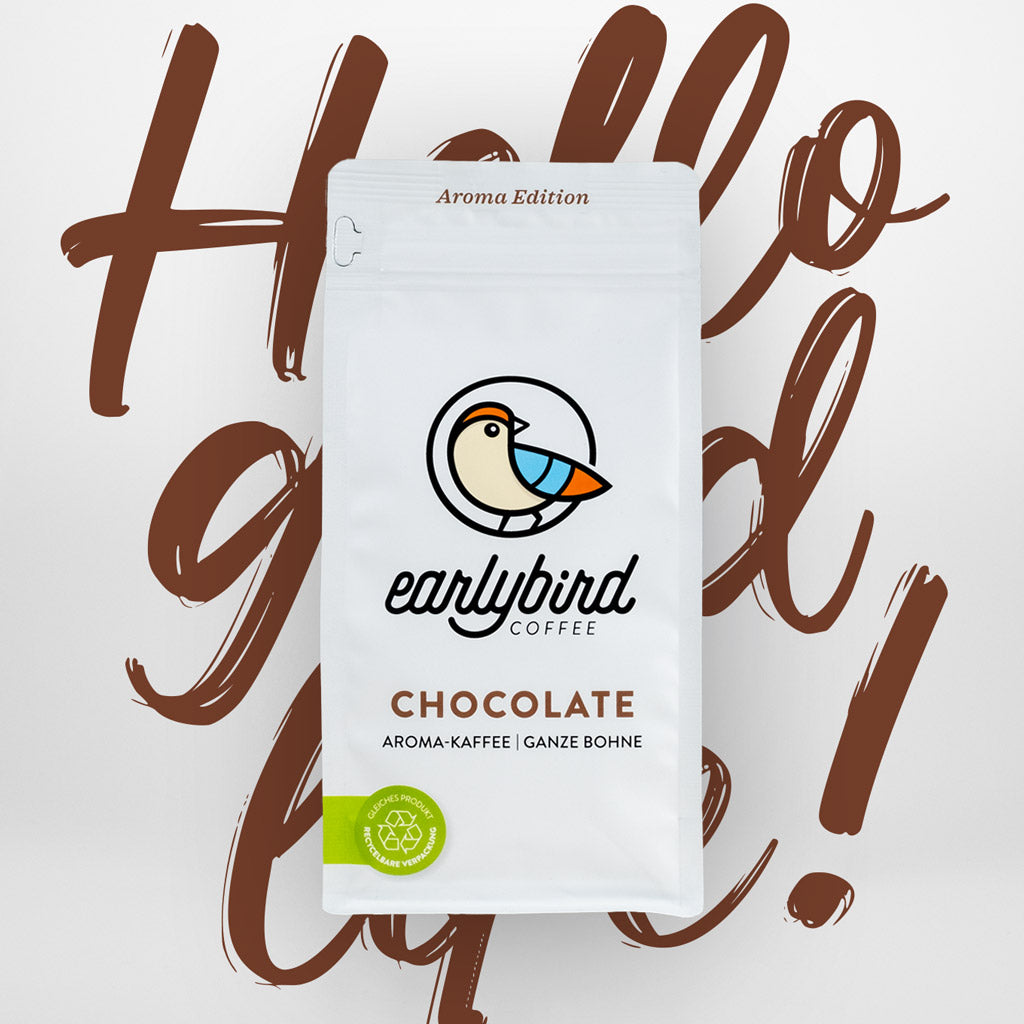 Kaffee mit Schokoladenaroma (ganze Bohnen) - 250g