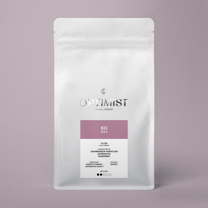 Optimist Coffee KII AB Rung’eto Filterkaffee – Arabica Specialty Coffee aus Kenia Kirinyaga (Mount Kenya)