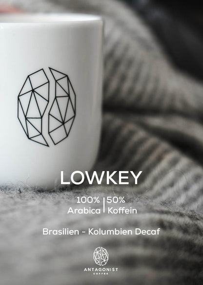 Omni Roast Lowkey - Ausgeglichener Espresso Decaf, Milchschokolade – Karamell