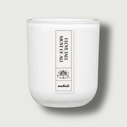 I LOVE FALL MOST OF ALL DUFTKERZE