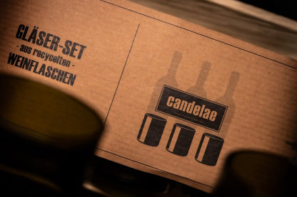 Trinkgläser aus recycelten Weinflaschen – Nachhaltig, robust und spülmaschinenfest