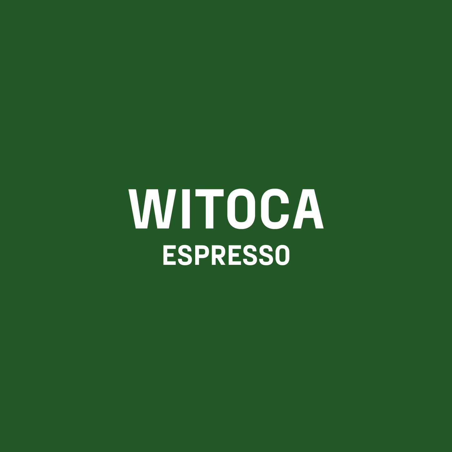 Optimist Coffee WITOCA Canephora Espresso – Specialty Robusta aus Ecuador (Yellow Honey Process)